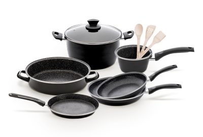 Stone Legend Black 10-piece Dinnerware Set Delimano